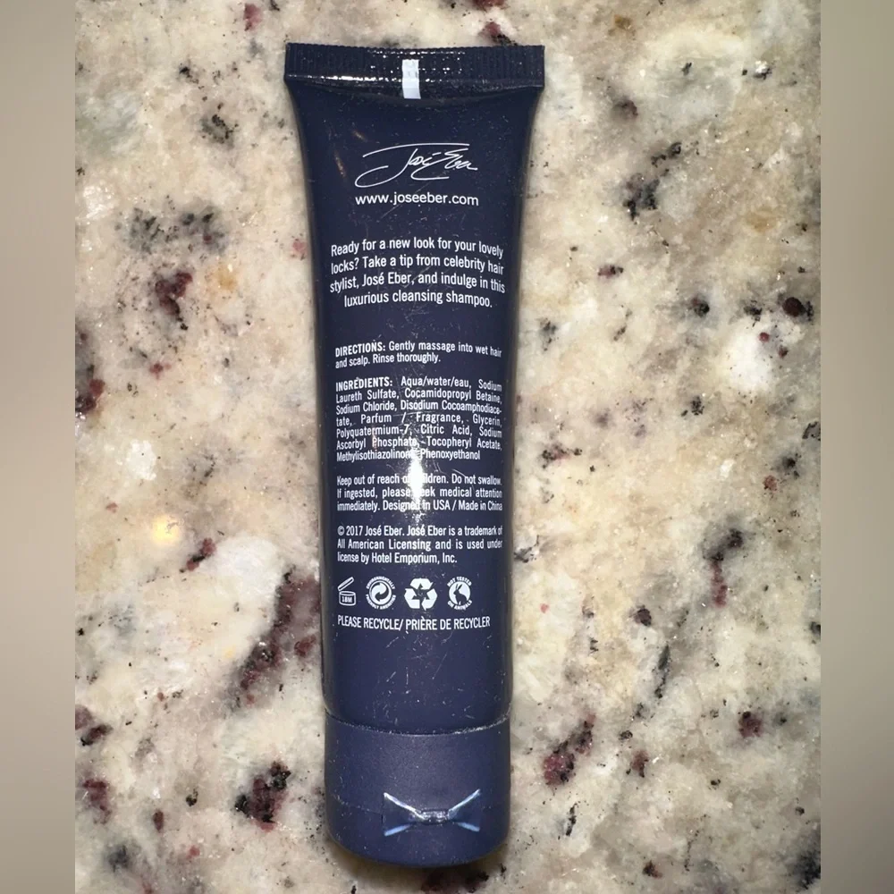 Jose Eber Travel Shampoo. 1 oz each